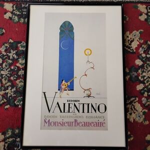 Framed Vintage Movie Poster "Monsieur Beaucaire" 1946 Film